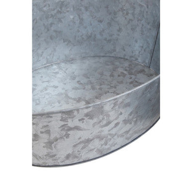 Large Boat Shape Galvanised Steel Tray | Drummond