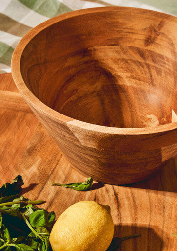 Acacia Wood Salad Bowl | Socorro