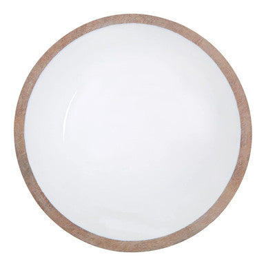 Mango Wood Round Serving Bowl | Kara
