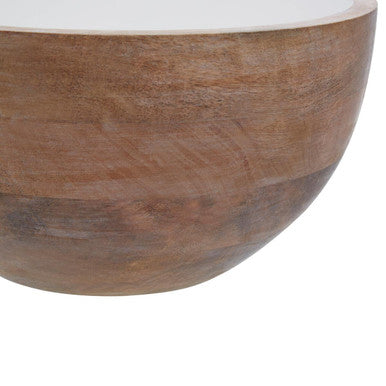 Mango Wood Round Serving Bowl | Kara