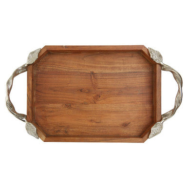 Acacia Wood Small Rectangular Tray | Vine