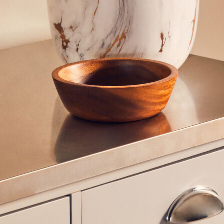 Small Round Bowl in Acacia Wood | Kora