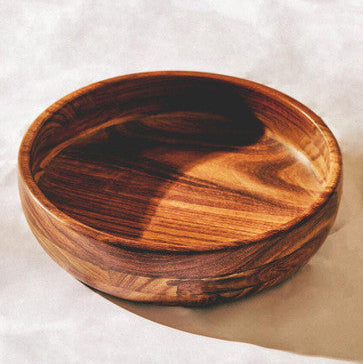 Round Sheesham Wood Salad Bowl | Rosi