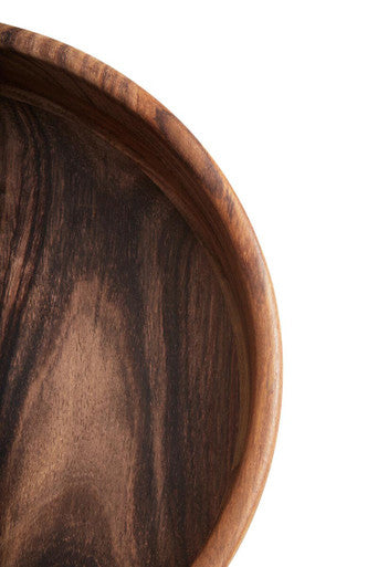 Round Sheesham Wood Salad Bowl | Rosi