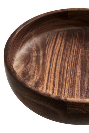 Round Sheesham Wood Salad Bowl | Rosi
