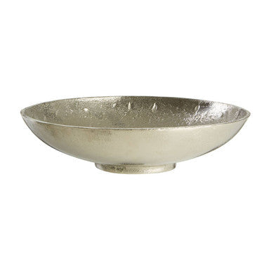 Medium Nickel Finish Bowl | Hampstead