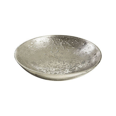 Large Nickel Finish Bowl | Hampstead