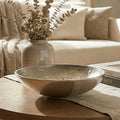 Large Nickel Finish Bowl | Hampstead