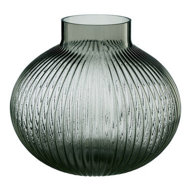 Large Smoked Grey Glass Vase | Nullah