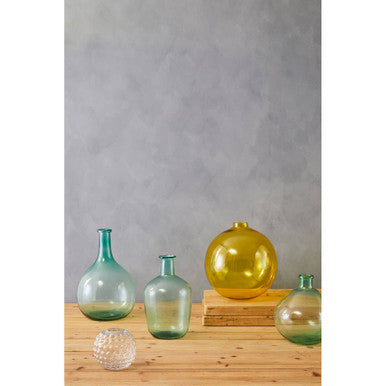 Small Round Clear Glass Vase | Bolla