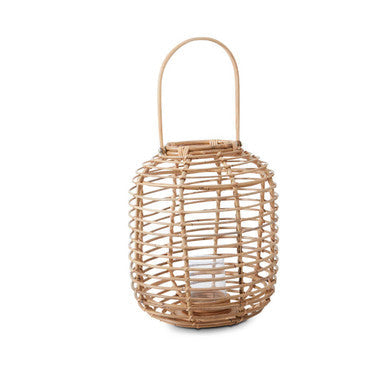 Tall Natural Rattan Lantern | Mataram