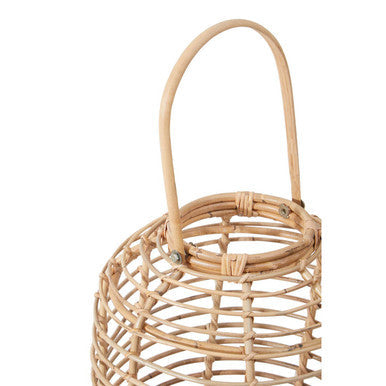 Tall Natural Rattan Lantern | Mataram