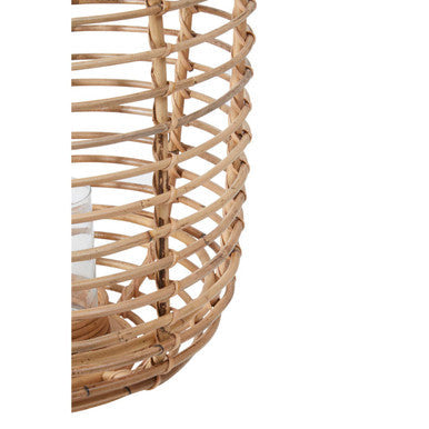 Tall Natural Rattan Lantern | Mataram