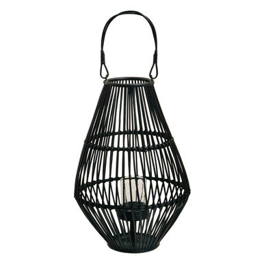 Black Lantern with Hoop Handle | Mataram