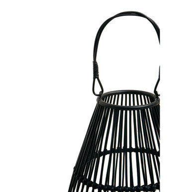Black Lantern with Hoop Handle | Mataram