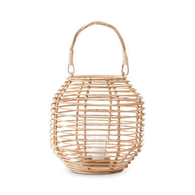 Natural Rattan Round Lantern | Mataram