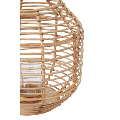 Natural Rattan Round Lantern | Mataram