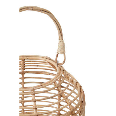 Natural Rattan Round Lantern | Mataram