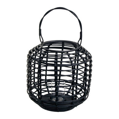 Black Rattan Lantern | Mataram