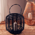 Black Rattan Lantern | Mataram