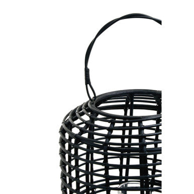 Black Rattan Lantern | Mataram