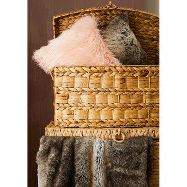 Set Of Six Water Hyacinth Storage Baskets | Lidi