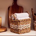 Set of Two Square Seagrass Baskets | Lidi