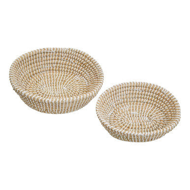 Set of Two Oval Woven Baskets | Lidi