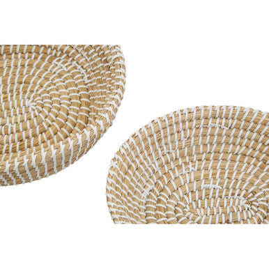 Set of Two Oval Woven Baskets | Lidi