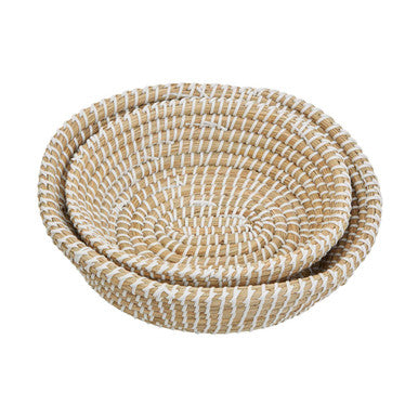 Set of Two Oval Woven Baskets | Lidi