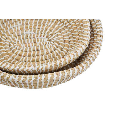Set of Two Oval Woven Baskets | Lidi