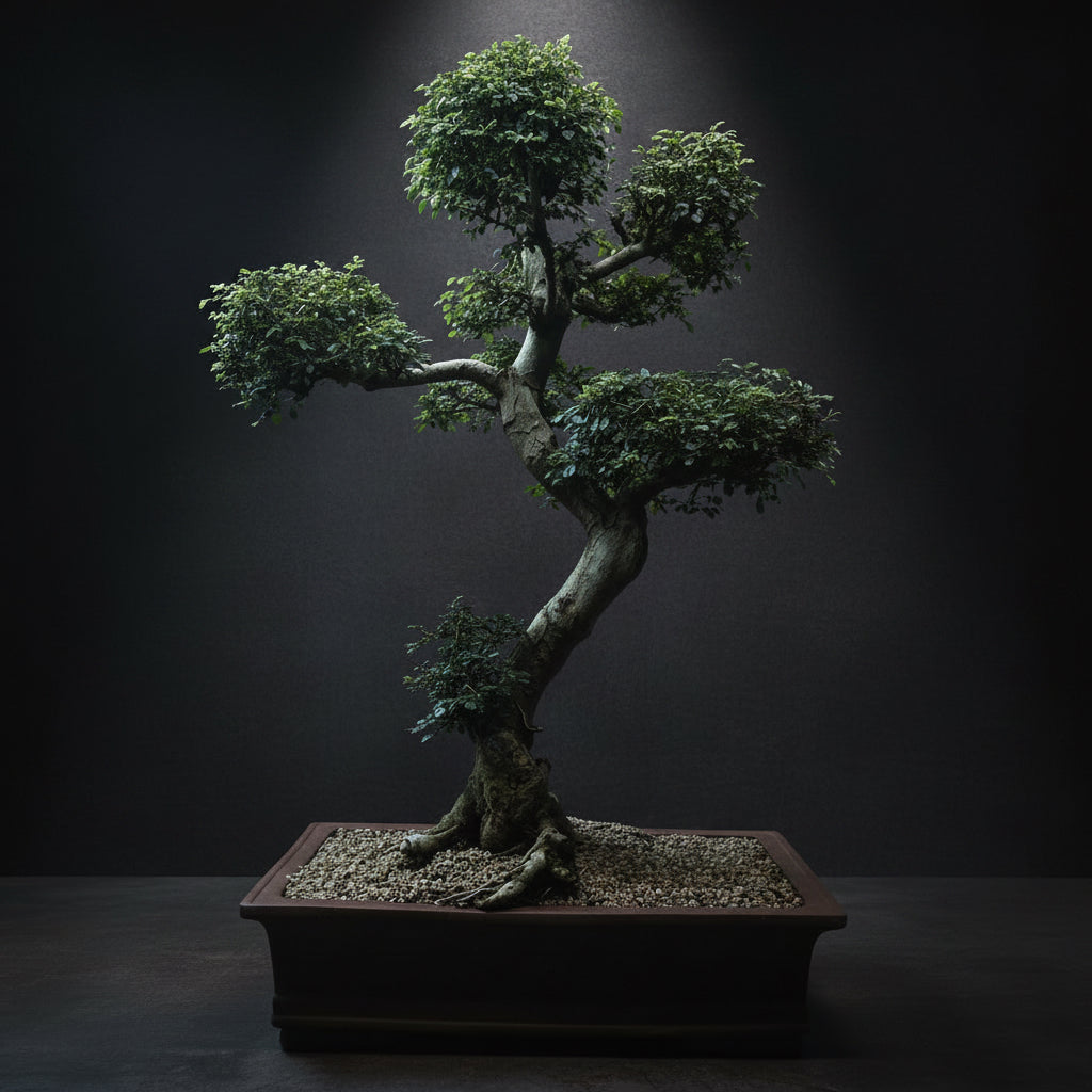 Large Chinese Elm (Ulmus Parvifolia) Bonsai Tree | Shaped Style | Height 110cm | In 60cm Pot