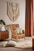 Manado Grey Kubu Rattan Arm Chair