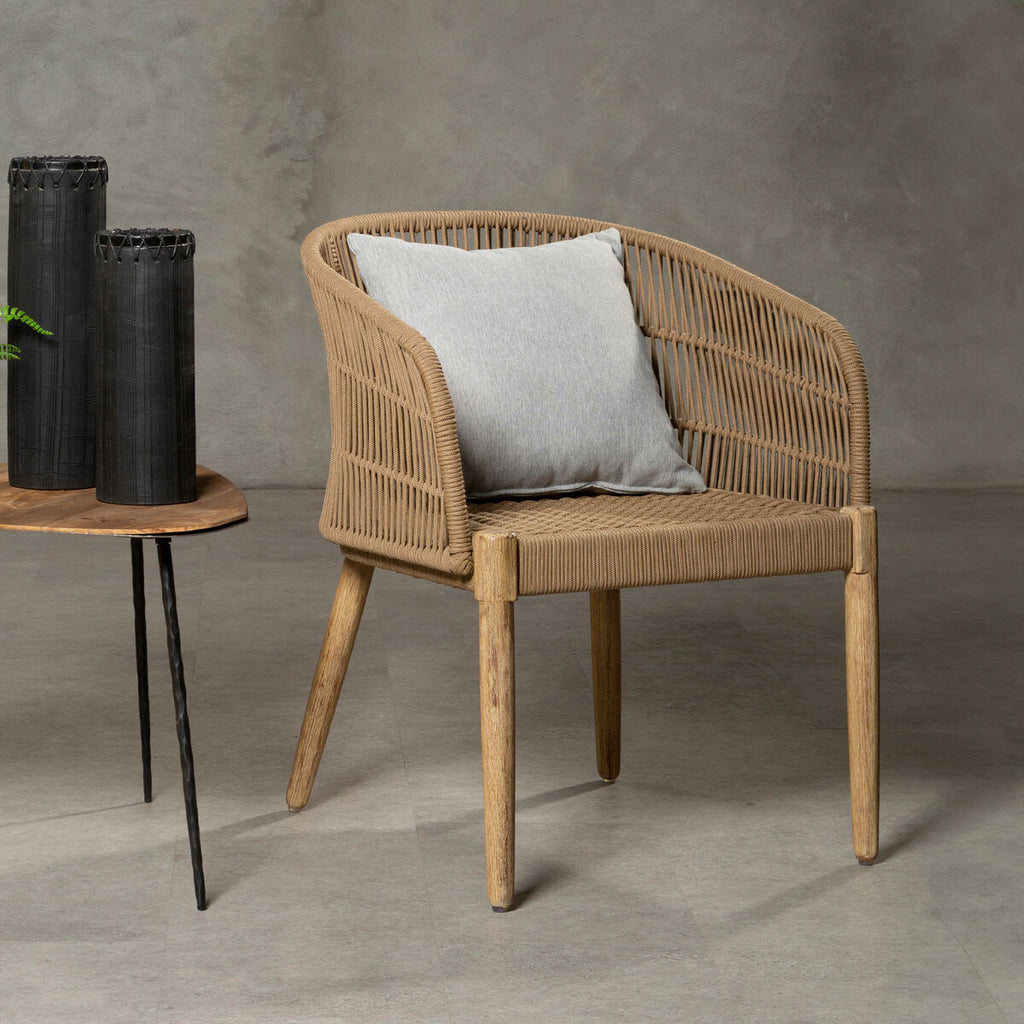 Opus Natural Woven Rope Armchair with Cushion