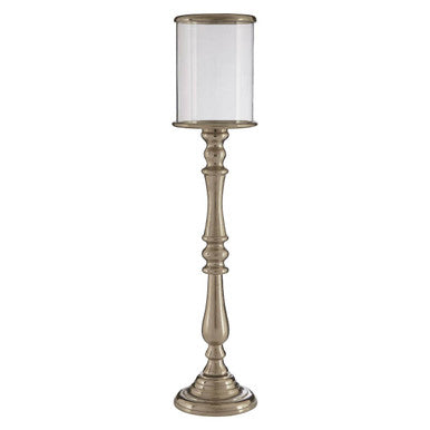 Small Nickel Candle Holder | Kensington Townhouse