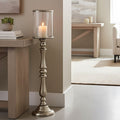 Small Nickel Candle Holder | Kensington Townhouse