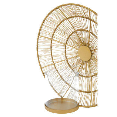 Gold Wire Wall Sconce Candle Holder | Enzo