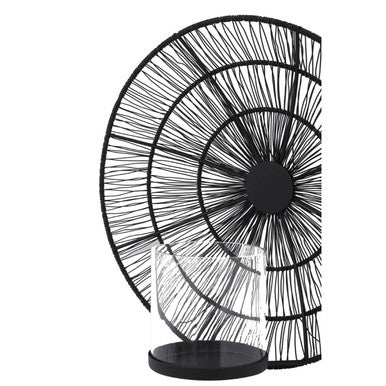 Black Wire Wall Sconce Candle Holder | Enzo
