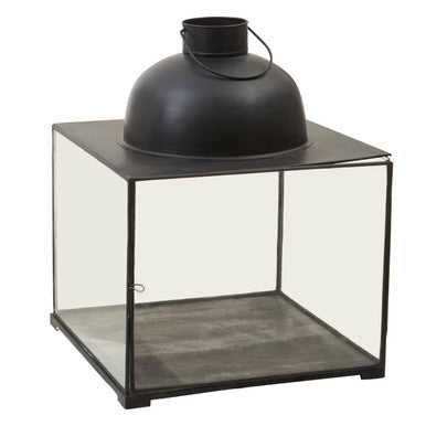Small Antique Black Lantern | Preston