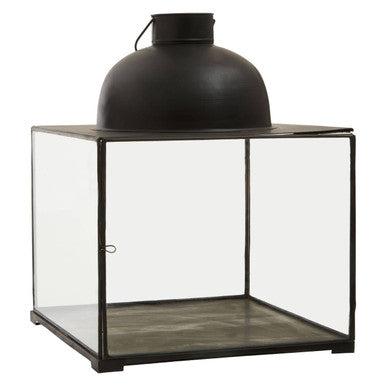 Small Antique Black Lantern | Preston