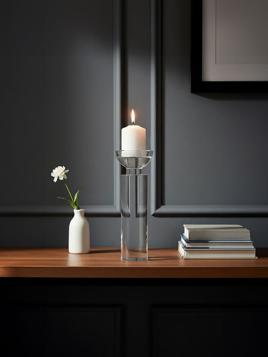 Large Crystal Candle Holder | Carrie