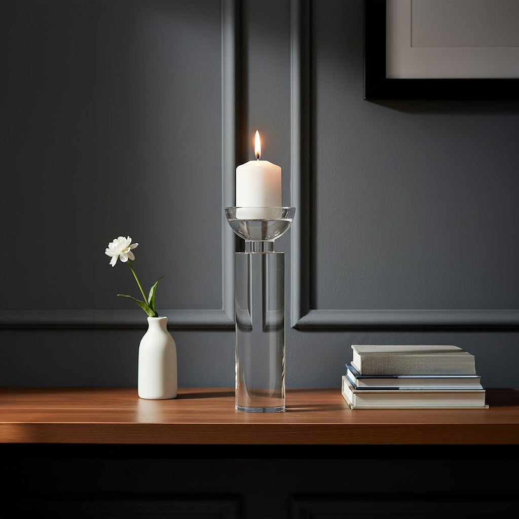 Large Crystal Candle Holder | Carrie