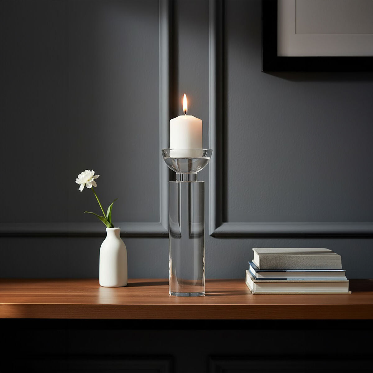 Large Crystal Candle Holder | Carrie