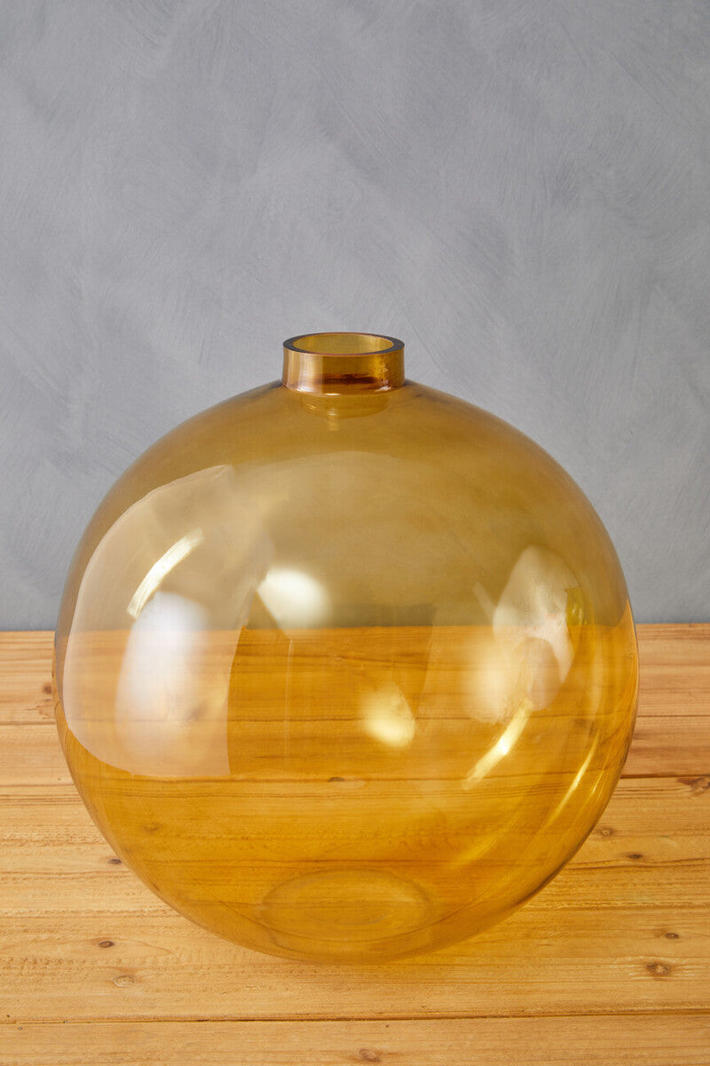 Amber Glass Vase | Bree