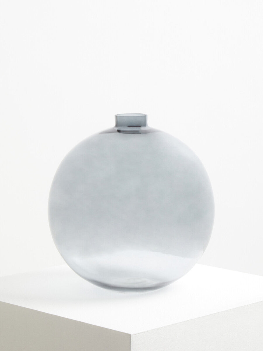Grey Glass Vase | Bree