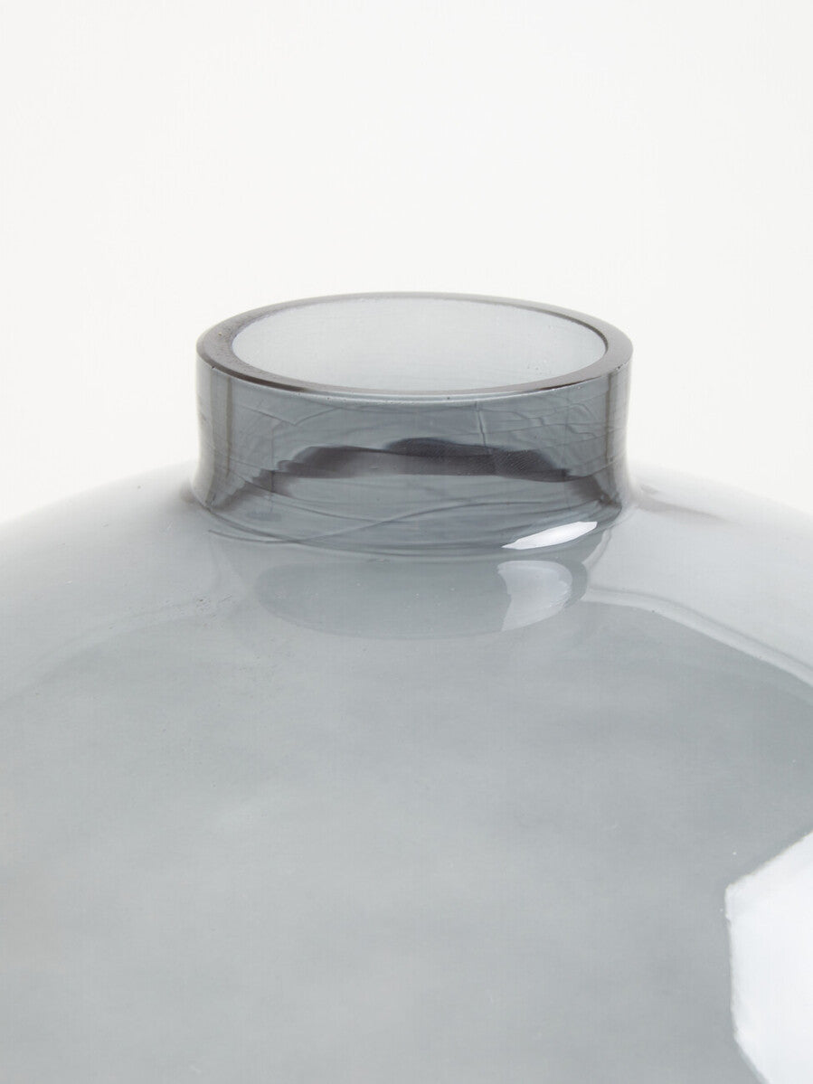 Grey Glass Vase | Bree