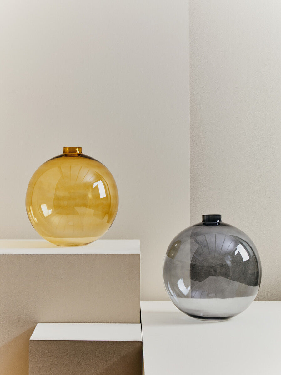 Grey Glass Vase | Bree