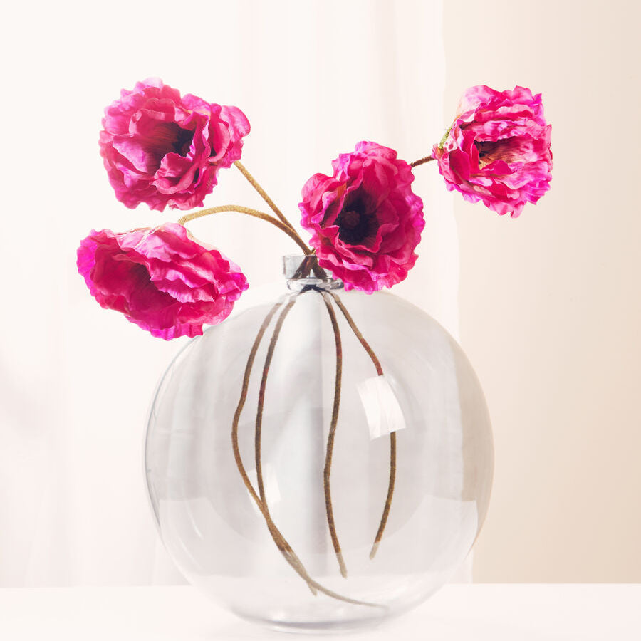 Grey Glass Vase | Bree