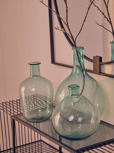 Blue Recycled Glass Vase | Bexley