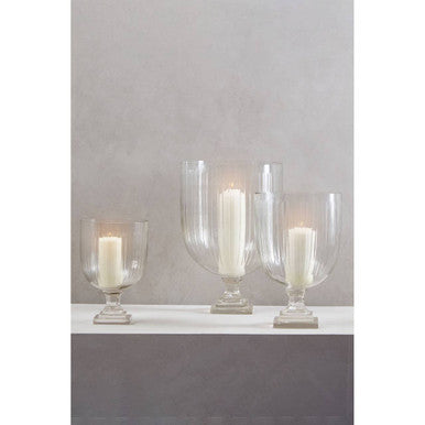 Small Glass Hurricane Candle Holder | Cortina